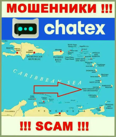 Не верьте интернет-жуликам Chatex, потому что они пустили корни в оффшоре: Сент-Винсент и Гренадины