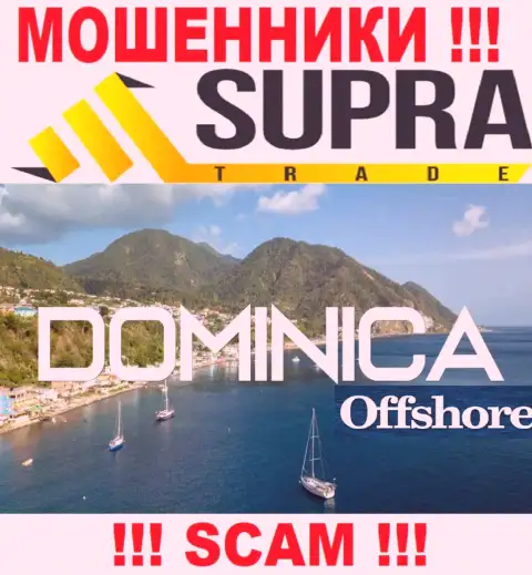 Организация Supra Trade похищает денежные активы клиентов, расположившись в оффшоре - Доминика