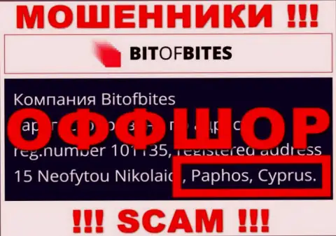 BitOfBites - это мошенники, их место регистрации на территории Cyprus
