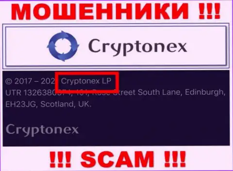 Данные о юридическом лице CryptoNex Org, ими оказалась контора Cryptonex LP
