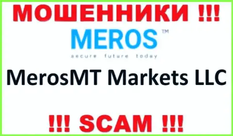 Компания, которая владеет разводняком Meros TM - это MerosMT Markets LLC
