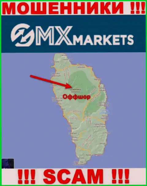 Не верьте мошенникам GMXMarkets, потому что они зарегистрированы в оффшоре: Dominica