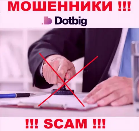 ОСТОРОЖНО, у аферистов DotBig нет регулятора  - однозначно крадут депозиты