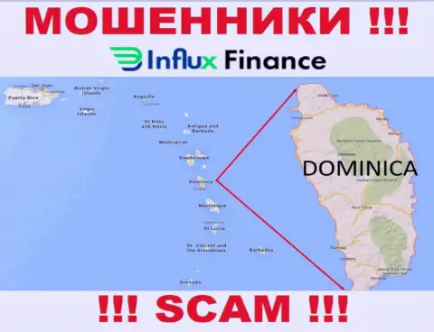 Контора InFluxFinance Pro - это мошенники, базируются на территории Commonwealth of Dominica, а это офшор