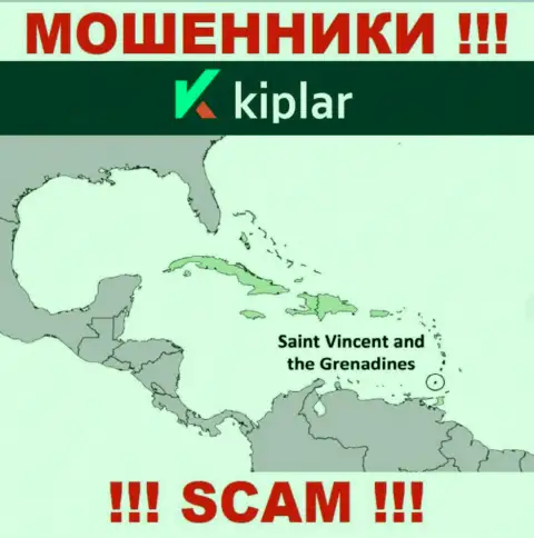 МАХИНАТОРЫ Kiplar имеют регистрацию довольно-таки далеко, на территории - St. Vincent and the Grenadines