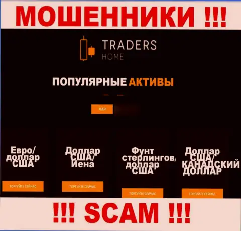 Будьте очень бдительны, род деятельности Traders Home, ФОРЕКС - надувательство !!!