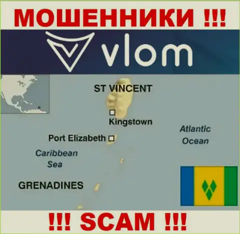 Влом Лтд пустили свои корни на территории - Saint Vincent and the Grenadines, остерегайтесь работы с ними