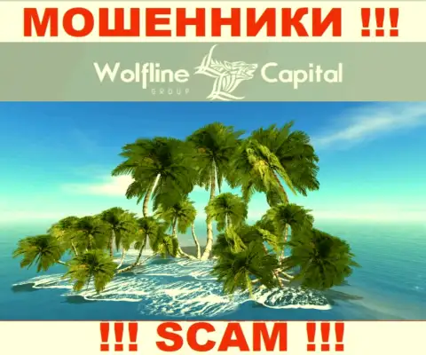 Мошенники Wolfline Capital не предоставляют достоверную инфу касательно их юрисдикции
