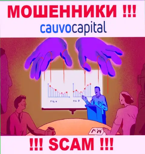 Не стоит соглашаться сотрудничать с интернет разводилами CauvoCapital Com, крадут депозиты