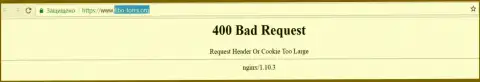 Официальный веб-сервис ДЦ Фибо-Форекс несколько суток вне доступа и показывает - 400 Bad Request (ошибка)