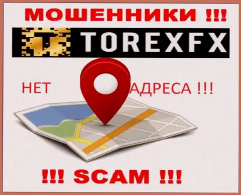 Torex FX не показали свое местоположение, на их сайте нет инфы о адресе регистрации